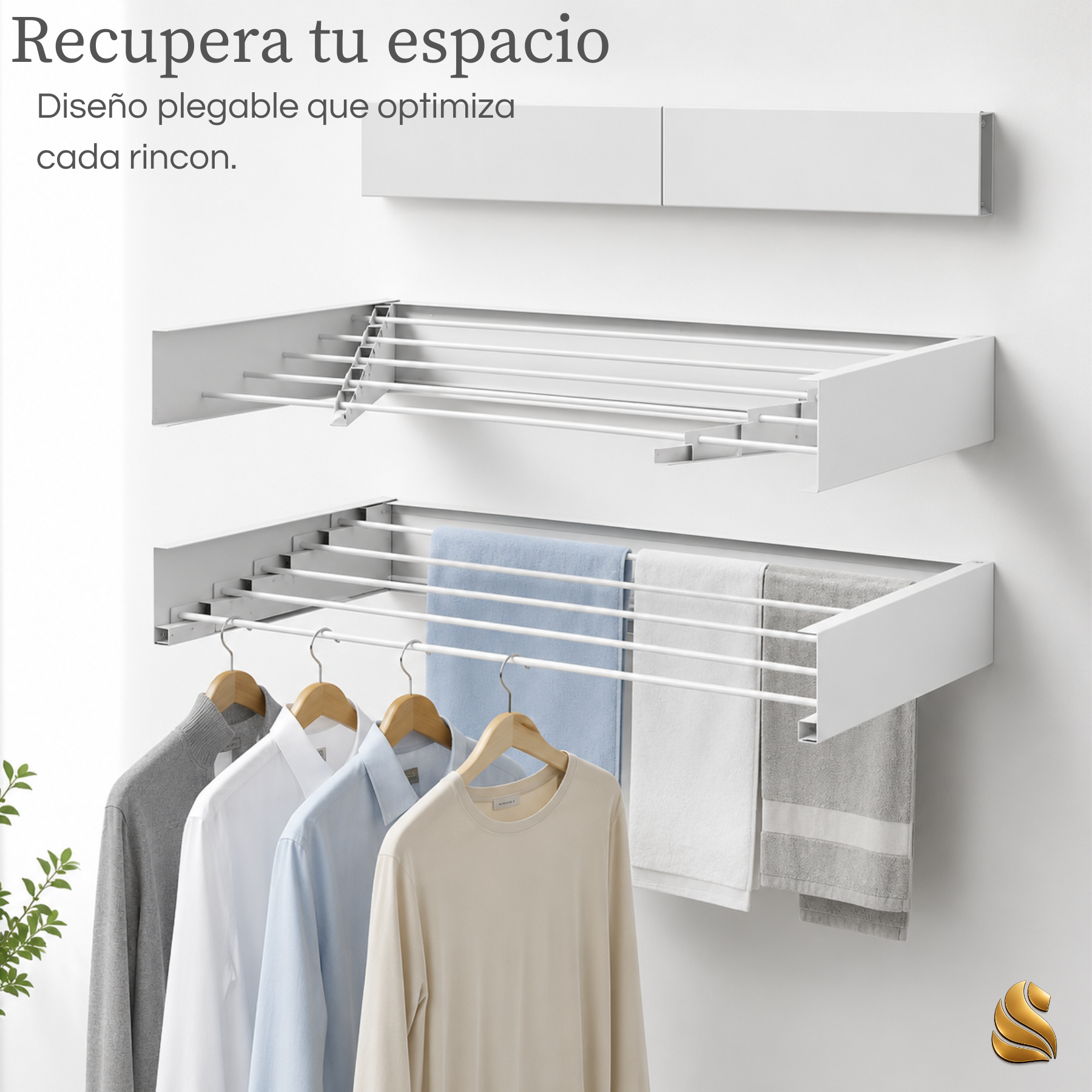 Tendedero Plegable - Ahorrador de Espacio